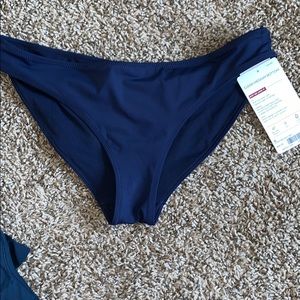 Athleta Navy Blue “Clean Medium Bottom”